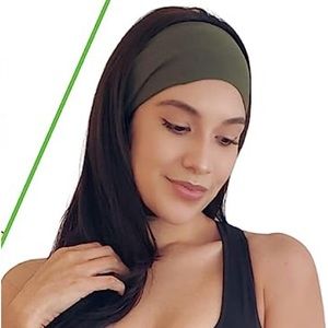 Headband Army Green Kahki Wide Headband